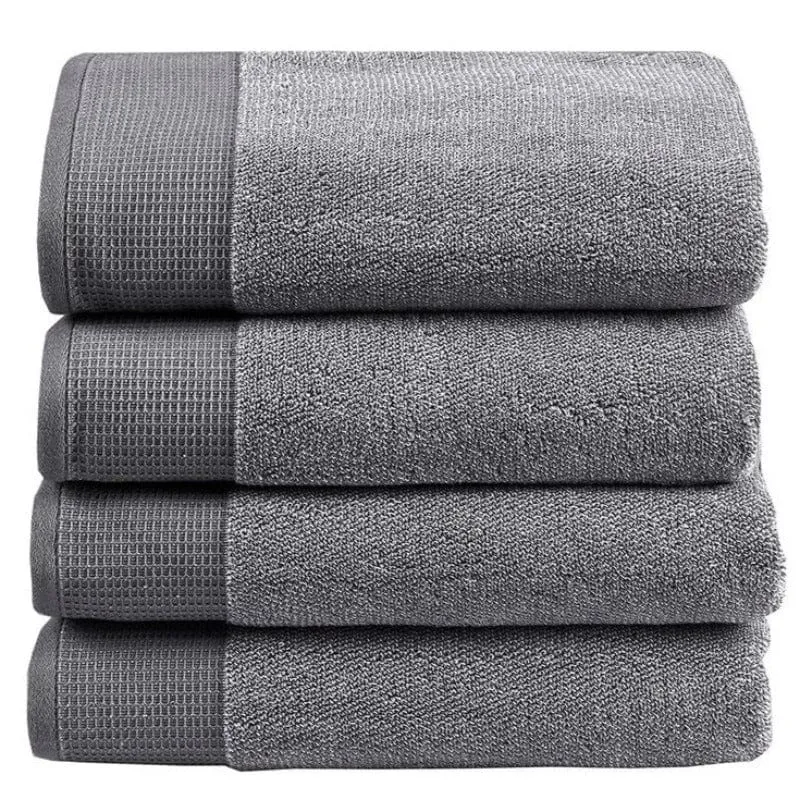 Linen House Plush Grey Marle Towel Collection