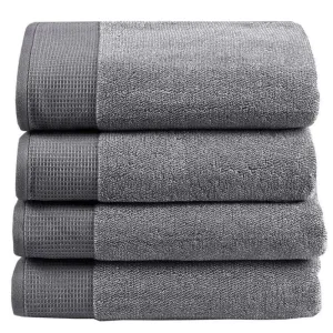 Linen House Plush Grey Marle Towel Collection