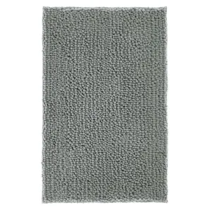 Linen House Reed Toggle Grey Bath Mat