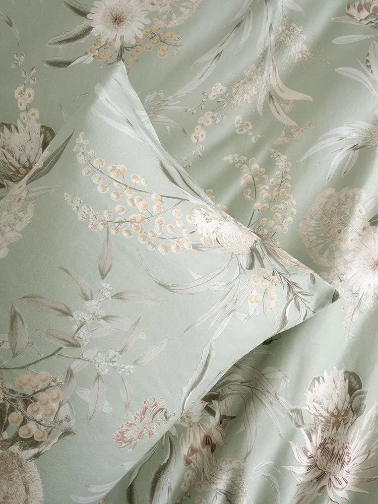 Linen House Sage Nella Duvet Cover Set