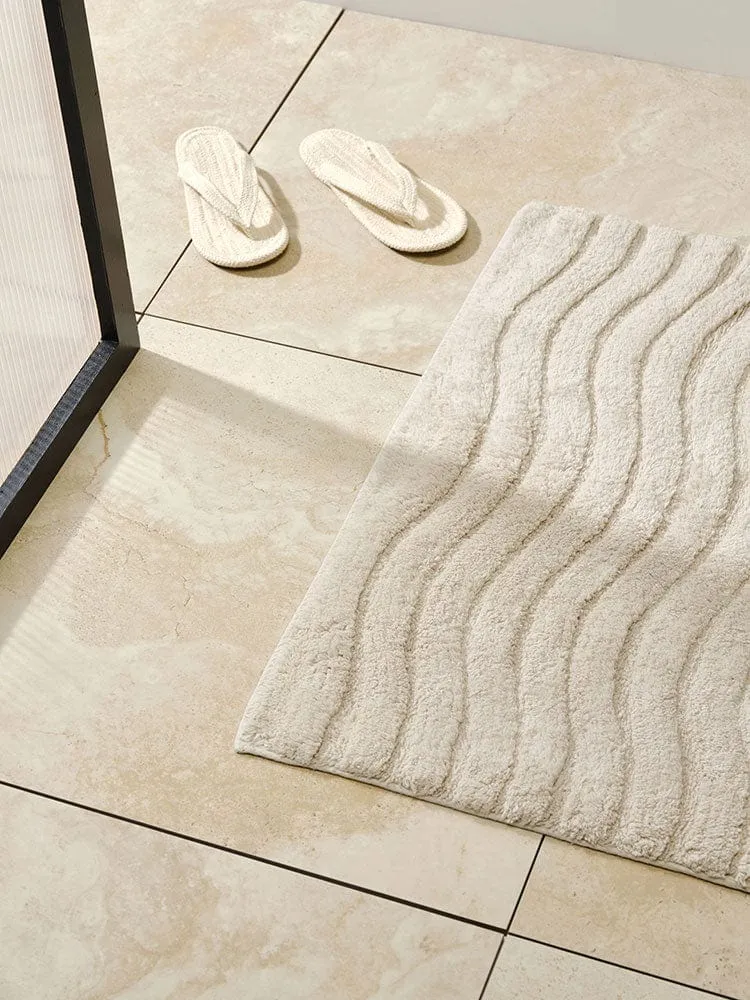 Linen House Tamber Moonbeam Bathmat 50X80