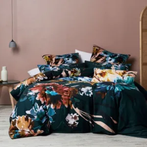 Linen House Teal Lara Duvet Cover Set