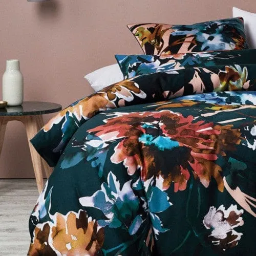 Linen House Teal Lara Duvet Cover Set