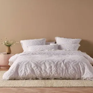Linen House White Nancy Duvet Cover Set