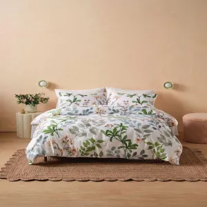 Linen House White Sylvie Duvet Cover Set