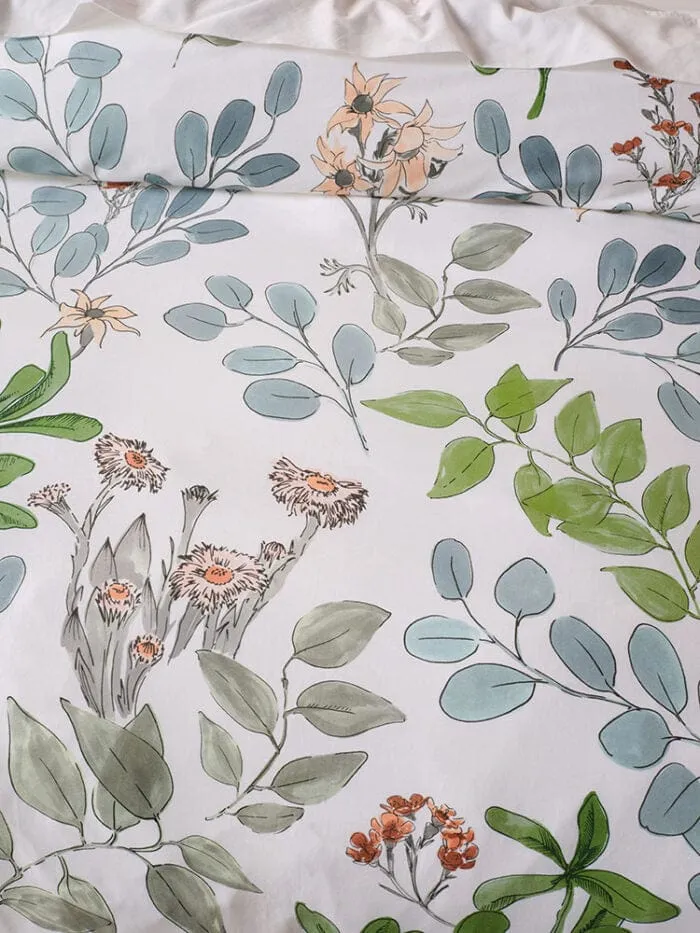 Linen House White Sylvie Duvet Cover Set