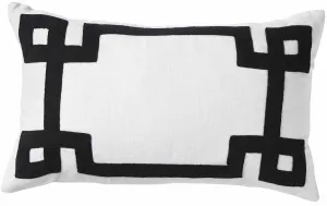 Linen key black cushion (30 x 50)