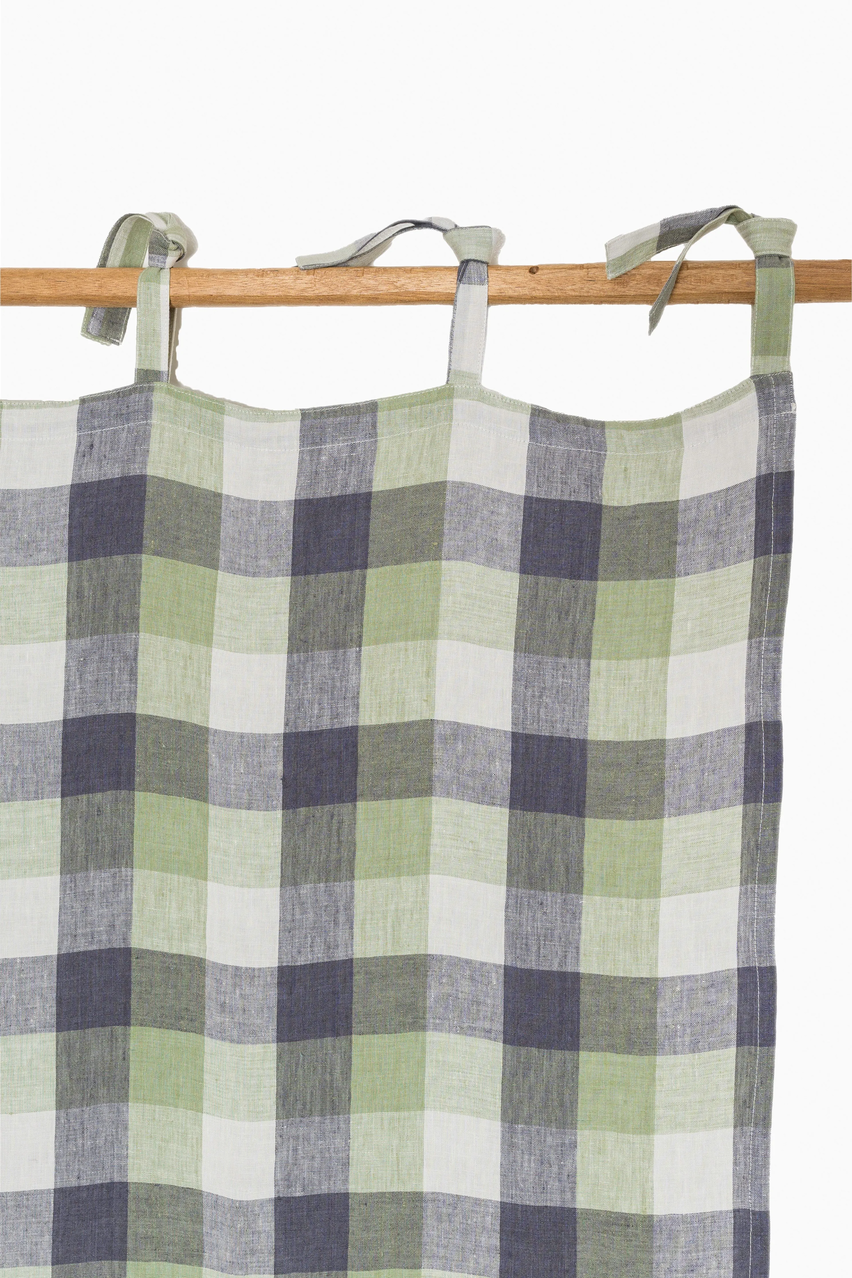 Linen Lane Curtain-Green