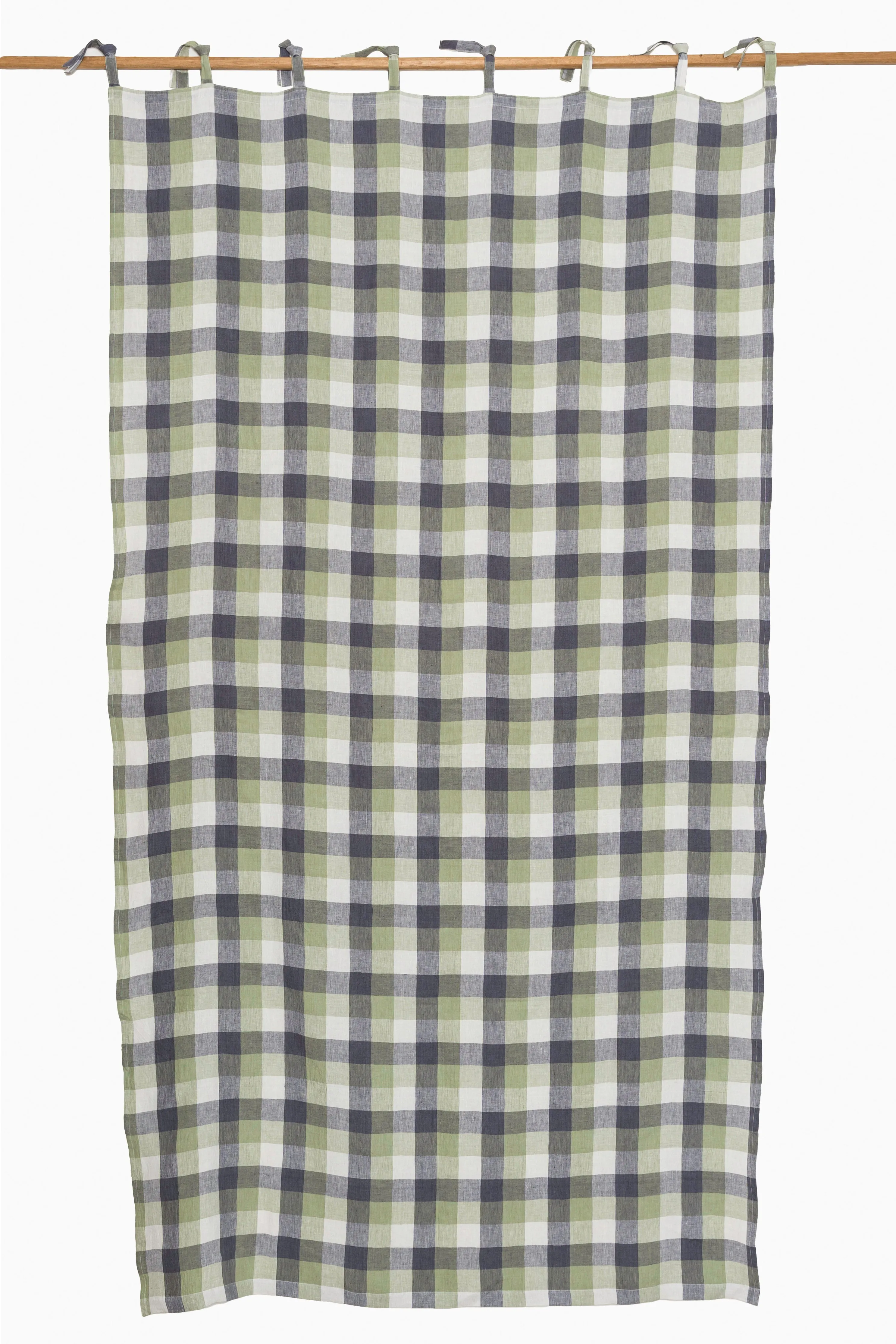 Linen Lane Curtain-Green