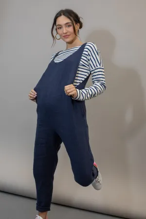 Linen Laura - Navy