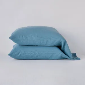 Linen Pillowcase - Cenote - King