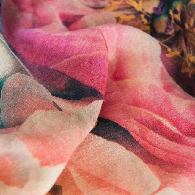 Linen Pillowcases - Peony