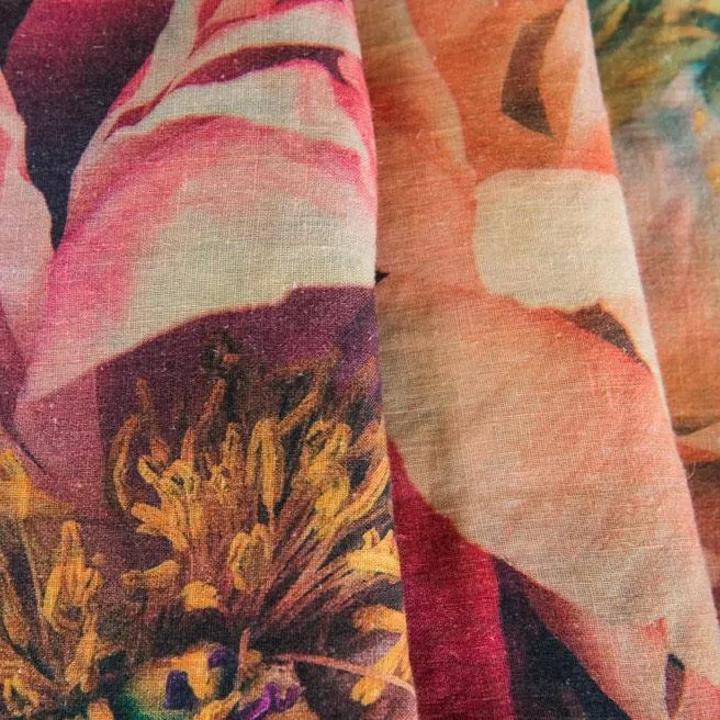 Linen Pillowcases - Peony
