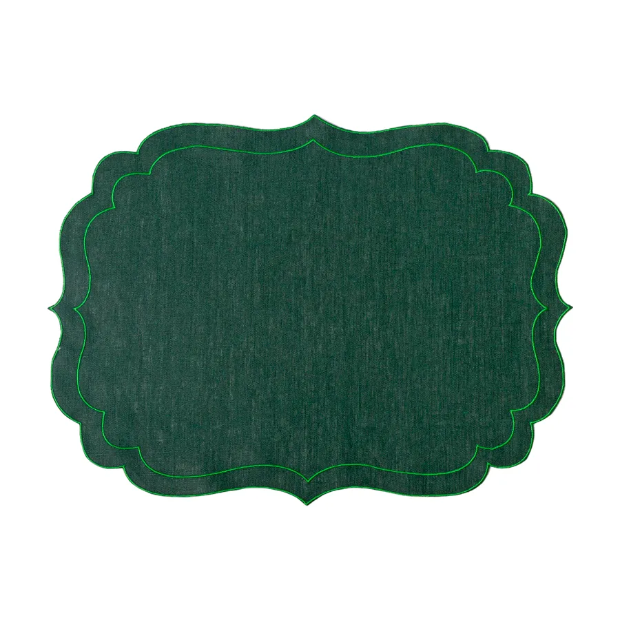 Linen Placemat by La Gallina Matta, Italy - Balthazar