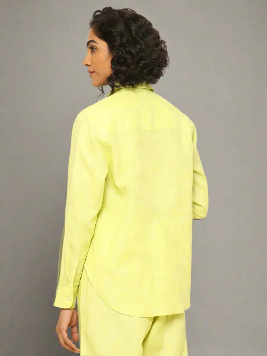 Linen Shirt Lime