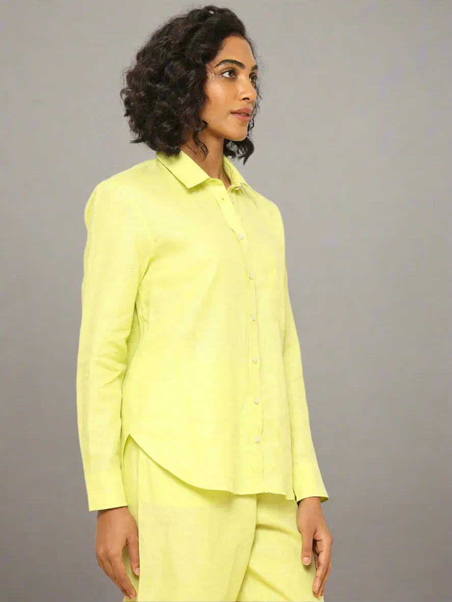 Linen Shirt Lime