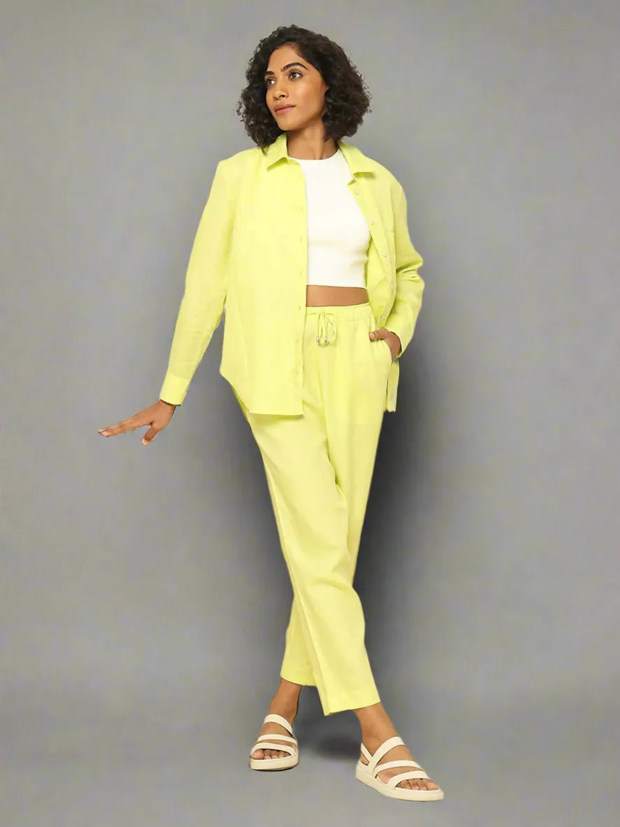 Linen Shirt Lime