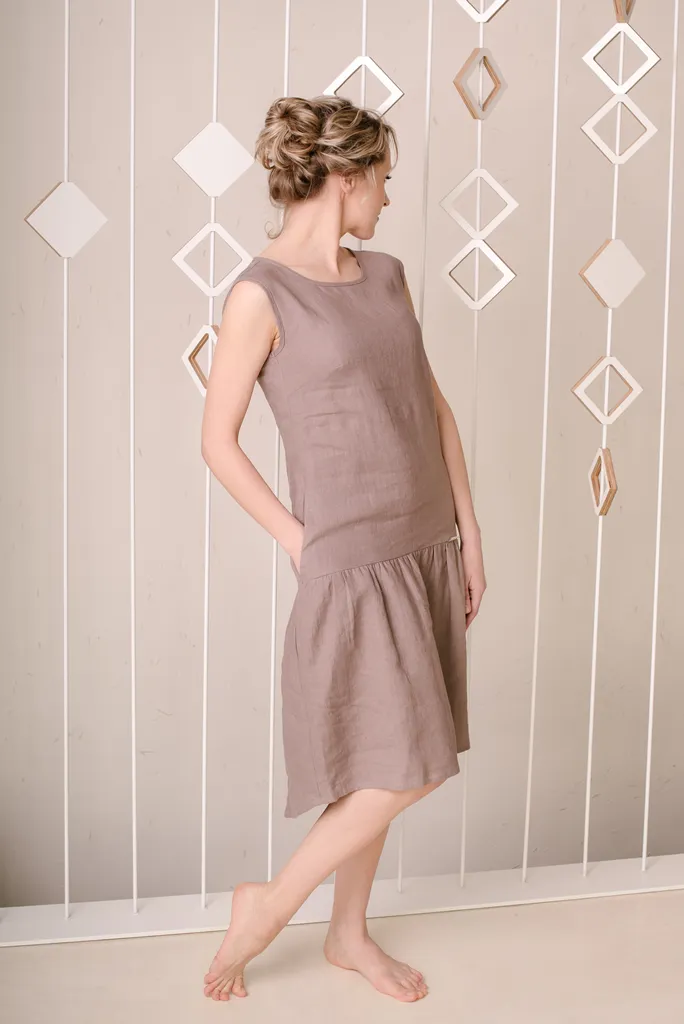 Linen Tank Dress