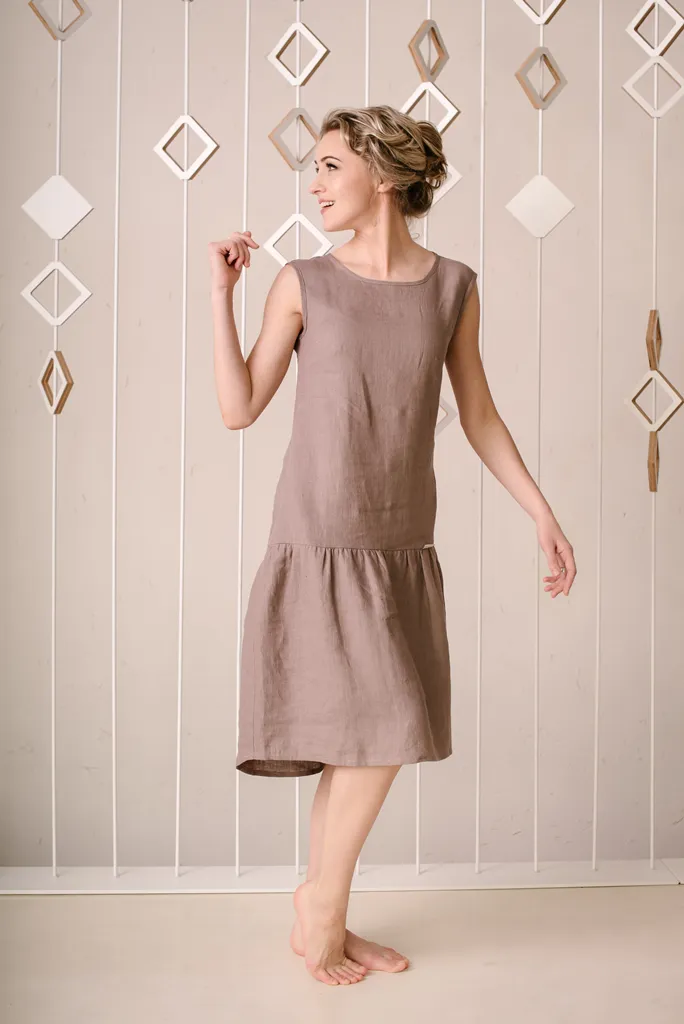Linen Tank Dress