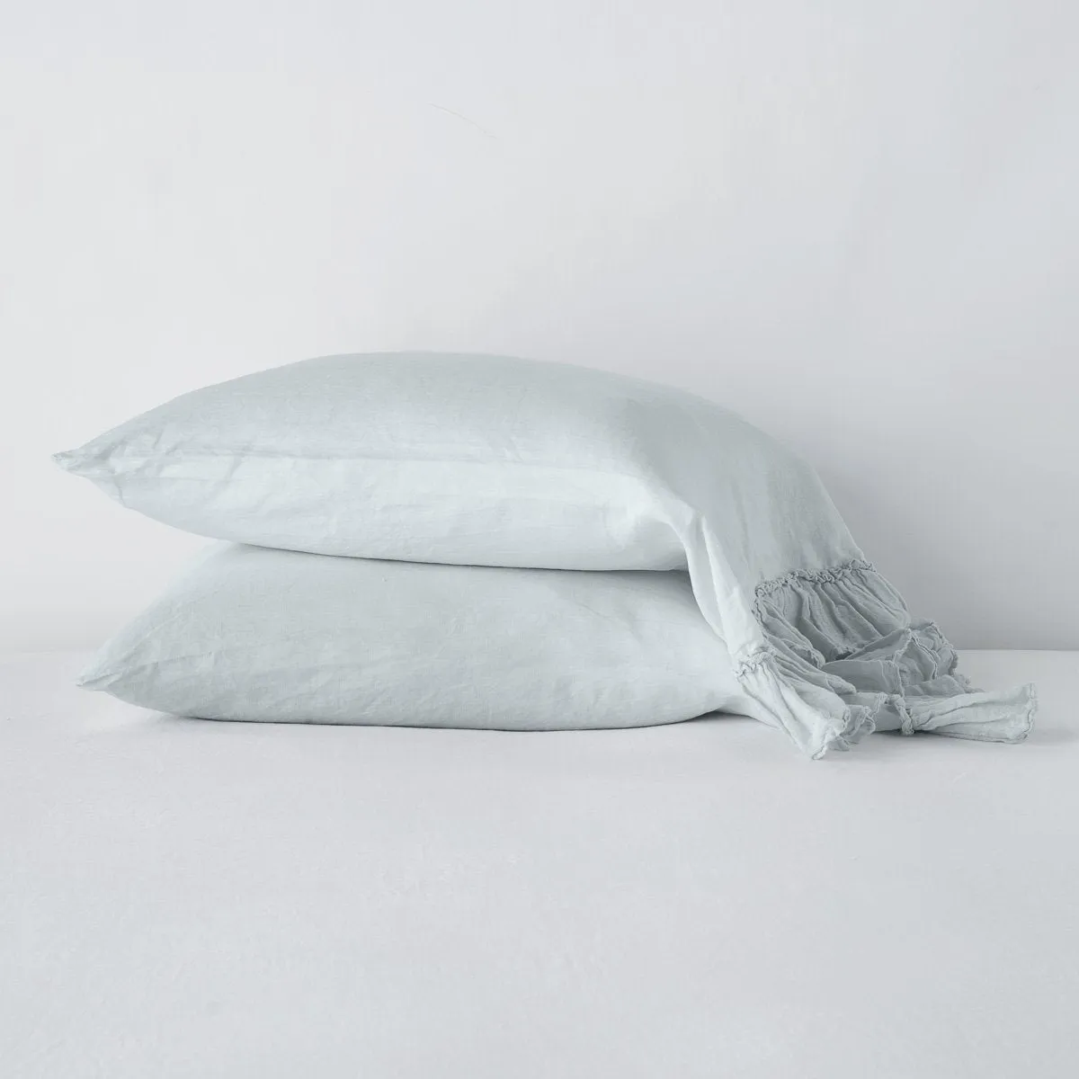 Linen Whisper Pillowcase - Cloud - King