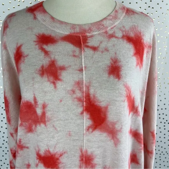 Lisa Todd The Spritz Linen Blend Tie-Dye Crew Neck
