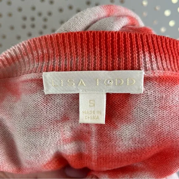 Lisa Todd The Spritz Linen Blend Tie-Dye Crew Neck
