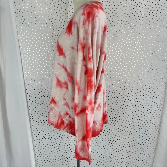 Lisa Todd The Spritz Linen Blend Tie-Dye Crew Neck