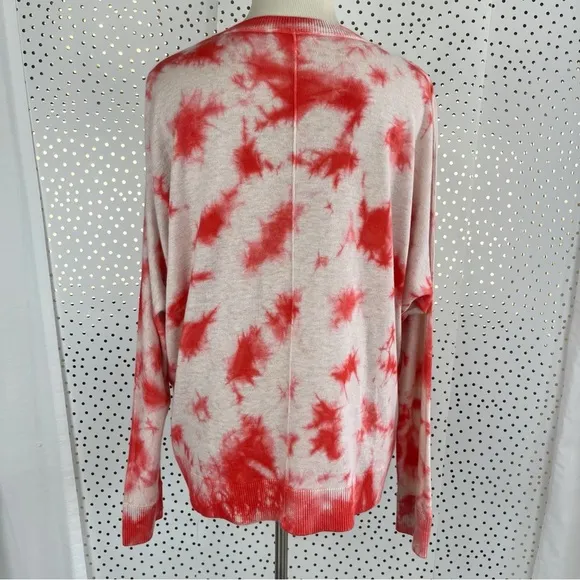 Lisa Todd The Spritz Linen Blend Tie-Dye Crew Neck