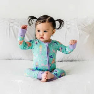 Little Sleepies - Mermaid Magic Bamboo Viscose Zippy 12-18 months