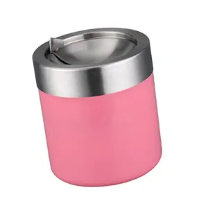 LOOM TREE® Stainless Steel Ashtray Desktop Mini Trash Can Stand Holder Ash Tray Pink Kitchen, Dining & Bar | Bar Tools & Accessories | Other Bar Tools & Accessories