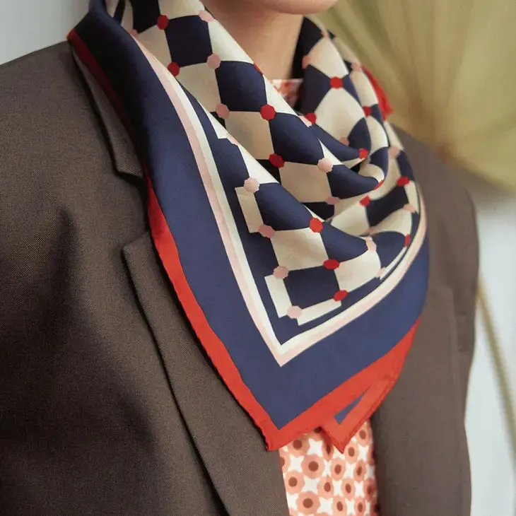 Lost Pattern NYC Silk Bandana Scarf