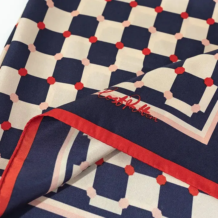 Lost Pattern NYC Silk Bandana Scarf