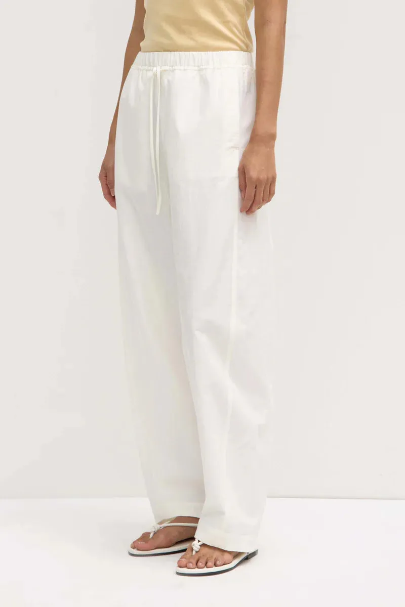Loxley Cotton Blend Pant -White
