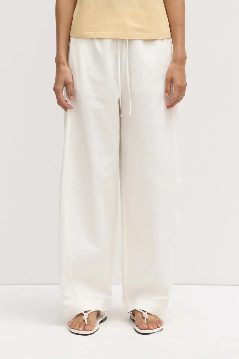 Loxley Cotton Blend Pant -White
