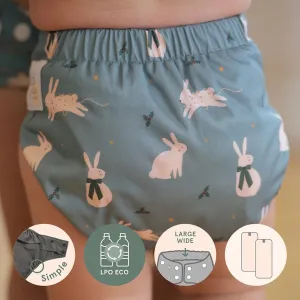 LPO Pocket Diaper Simple - Wide Elastic Festive Animals