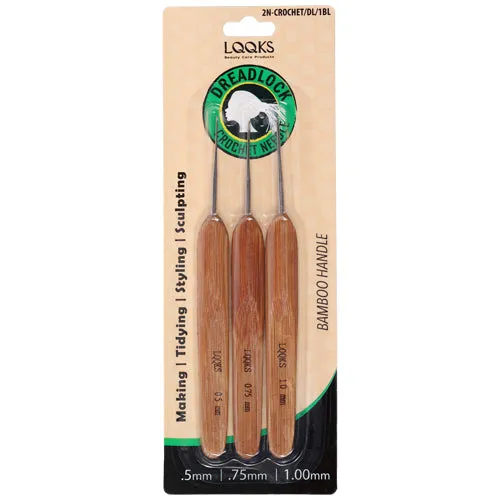 LQQKS BAMBOO HANDLE DREADLOCK CROCHET SINGLE