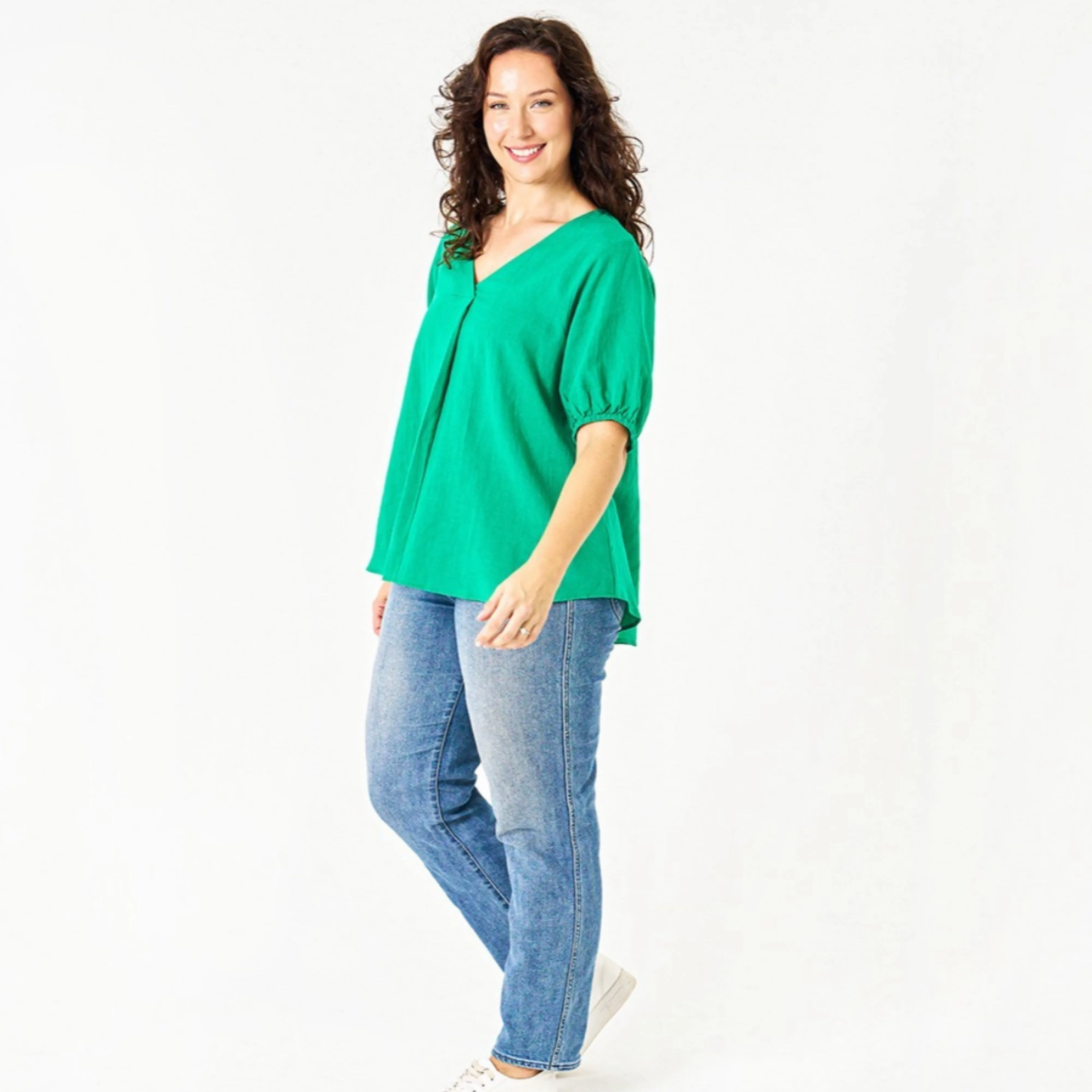 Luna Linen Top