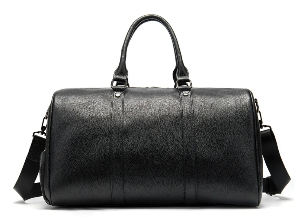 Luxe Leather Weekender: Shoes In, Style Out