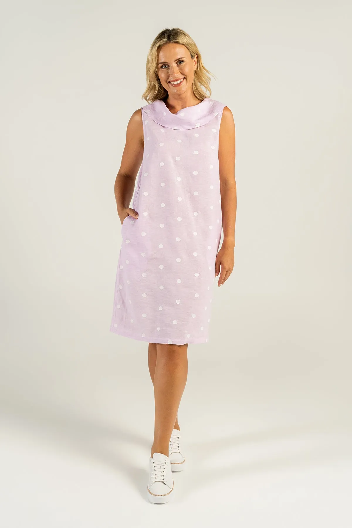 Luxe Linen Spot Dress - SS21