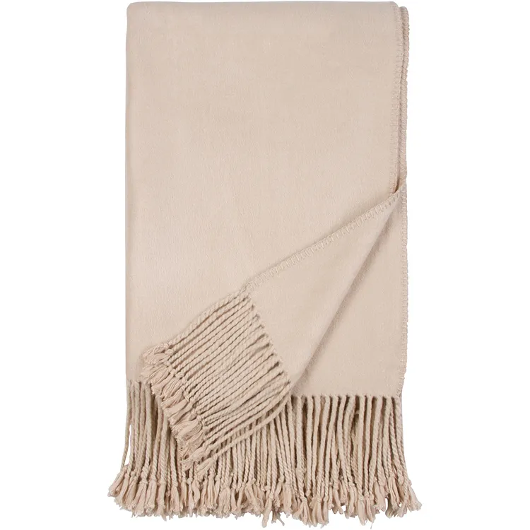 Luxxe Fringe Throw