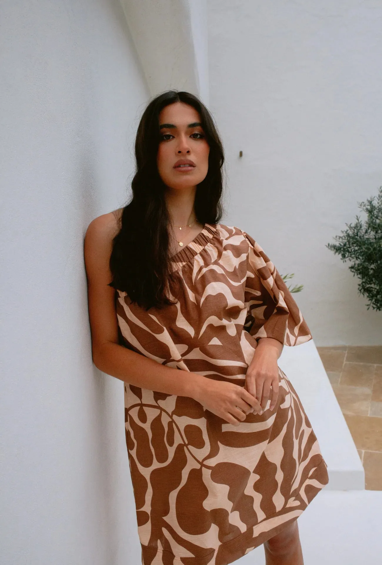 Lydia Mini Dress Sea Fern