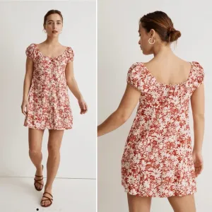 Madewell Margie Mini Dress in Abstract Flora 8