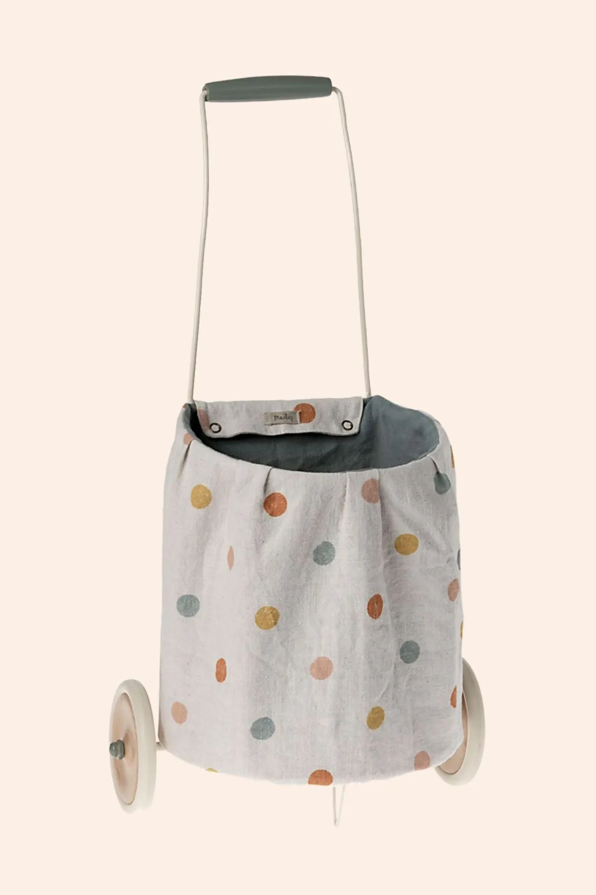 Maileg - Trolley - Multi Dots Blue