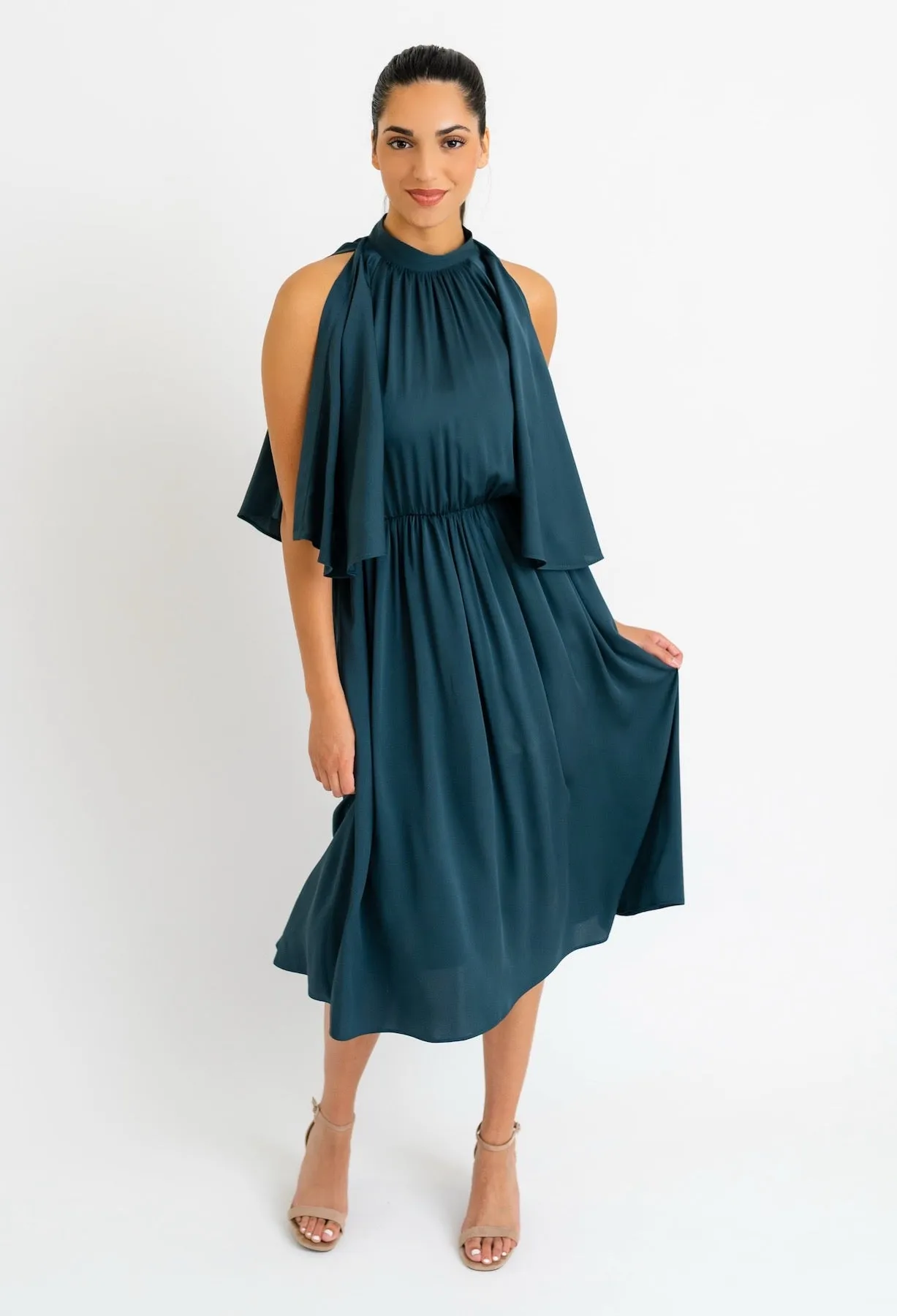 MARILYN SILK CONVERTIBLE DRESS