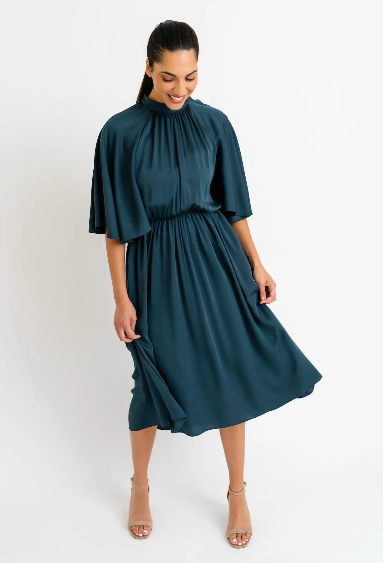 MARILYN SILK CONVERTIBLE DRESS