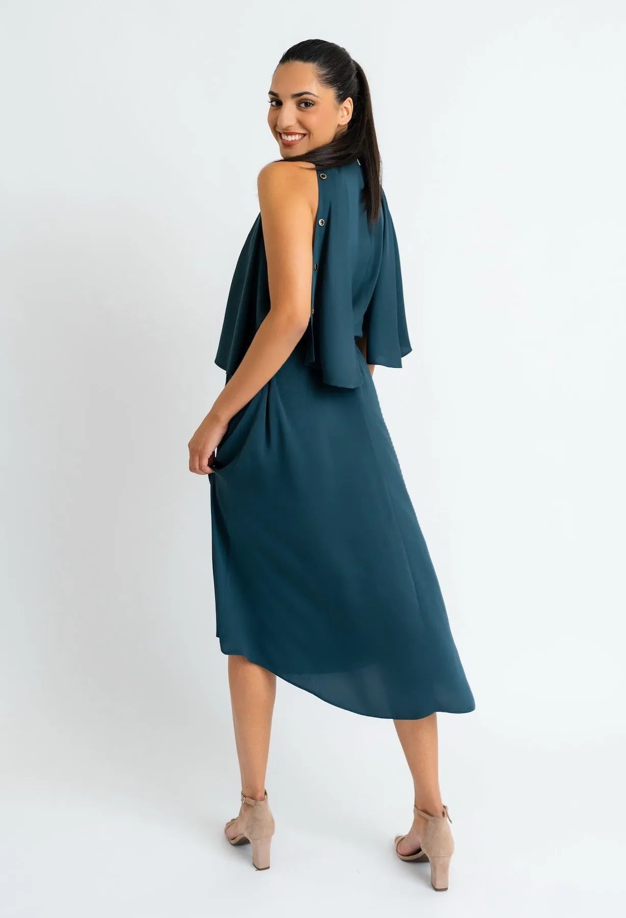 MARILYN SILK CONVERTIBLE DRESS