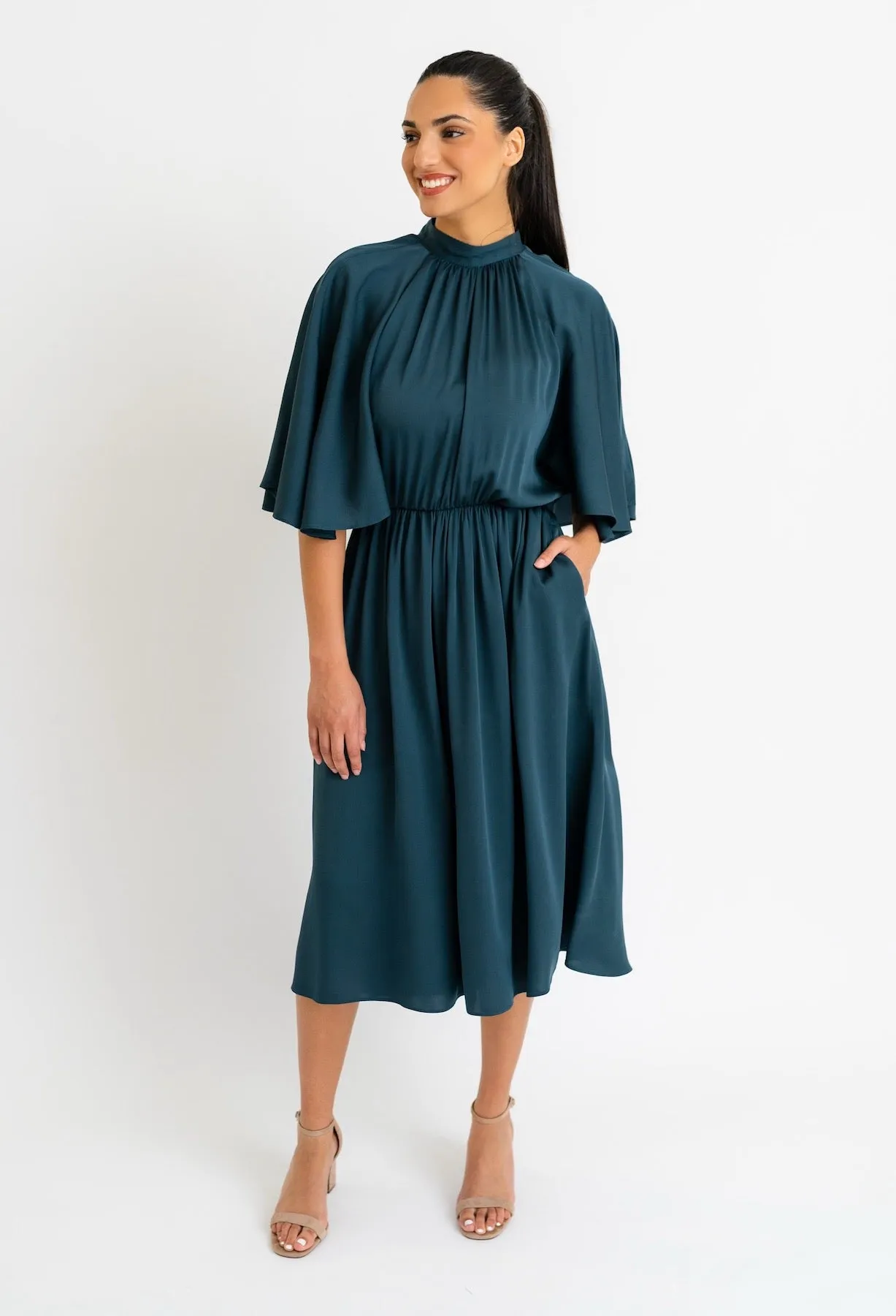 MARILYN SILK CONVERTIBLE DRESS