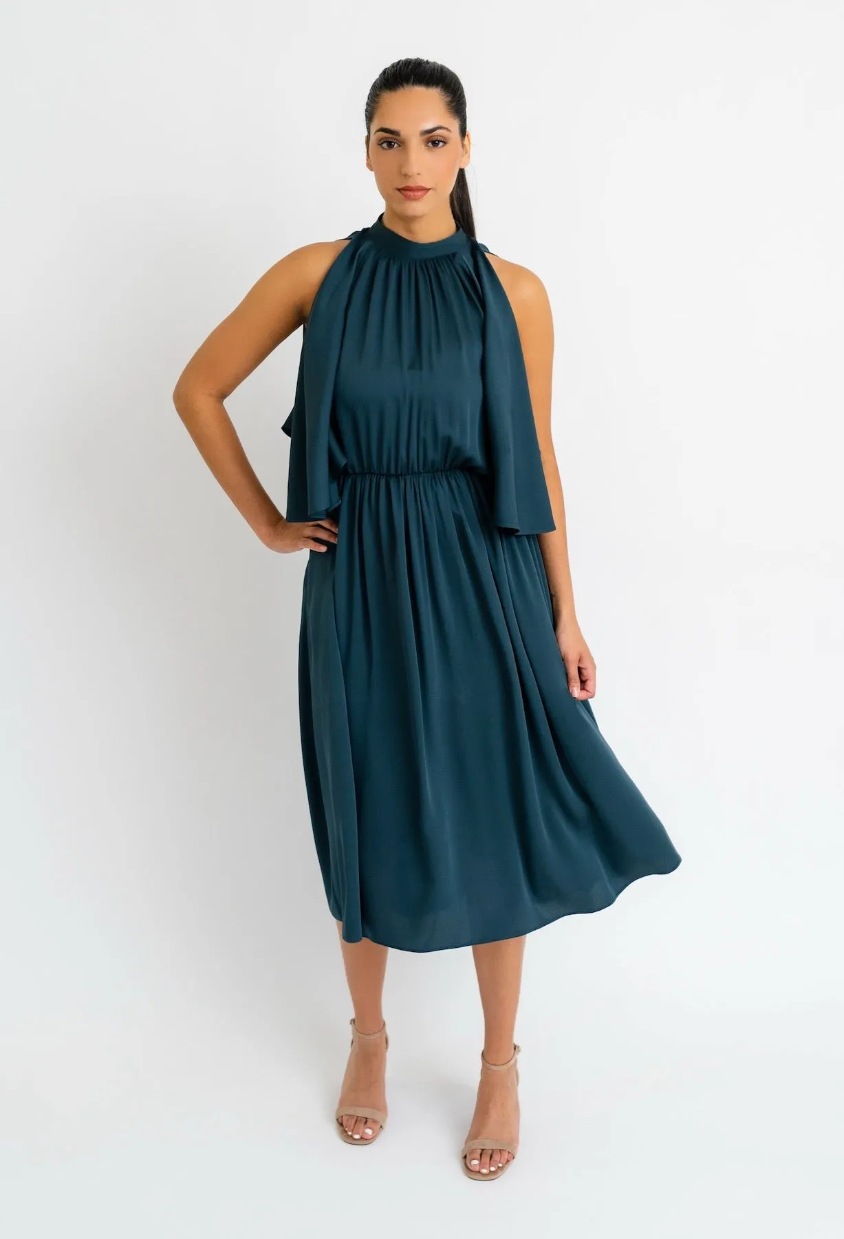 MARILYN SILK CONVERTIBLE DRESS