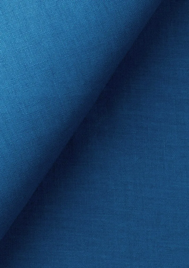 Marine Blue Linen Vest