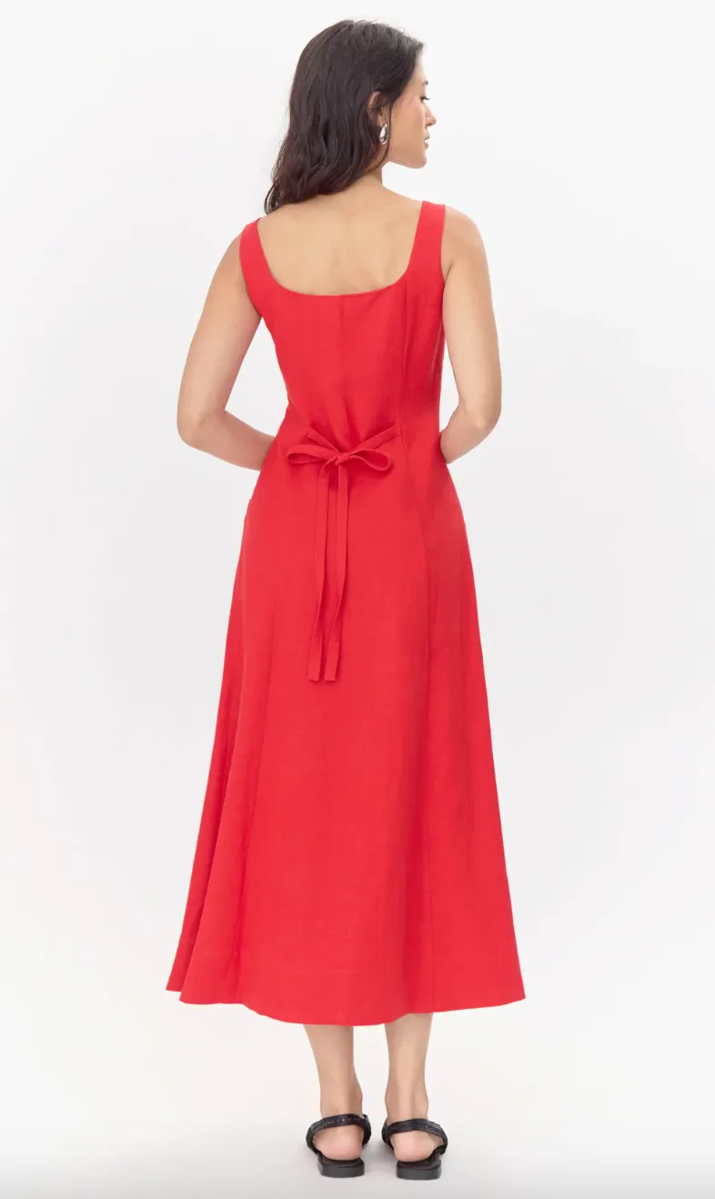 Marjorie Dress-Red